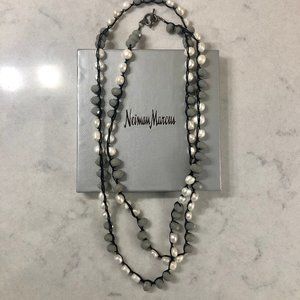 48-Inch Two-Tone Pearl Necklace